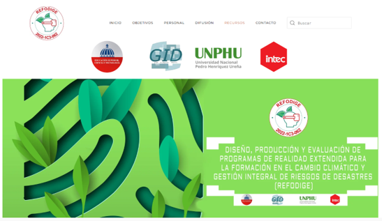 Diseño, producción y evaluación de programas de realidad extendida para la formación en el cambio climático y gestión integral de riesgos de desastres